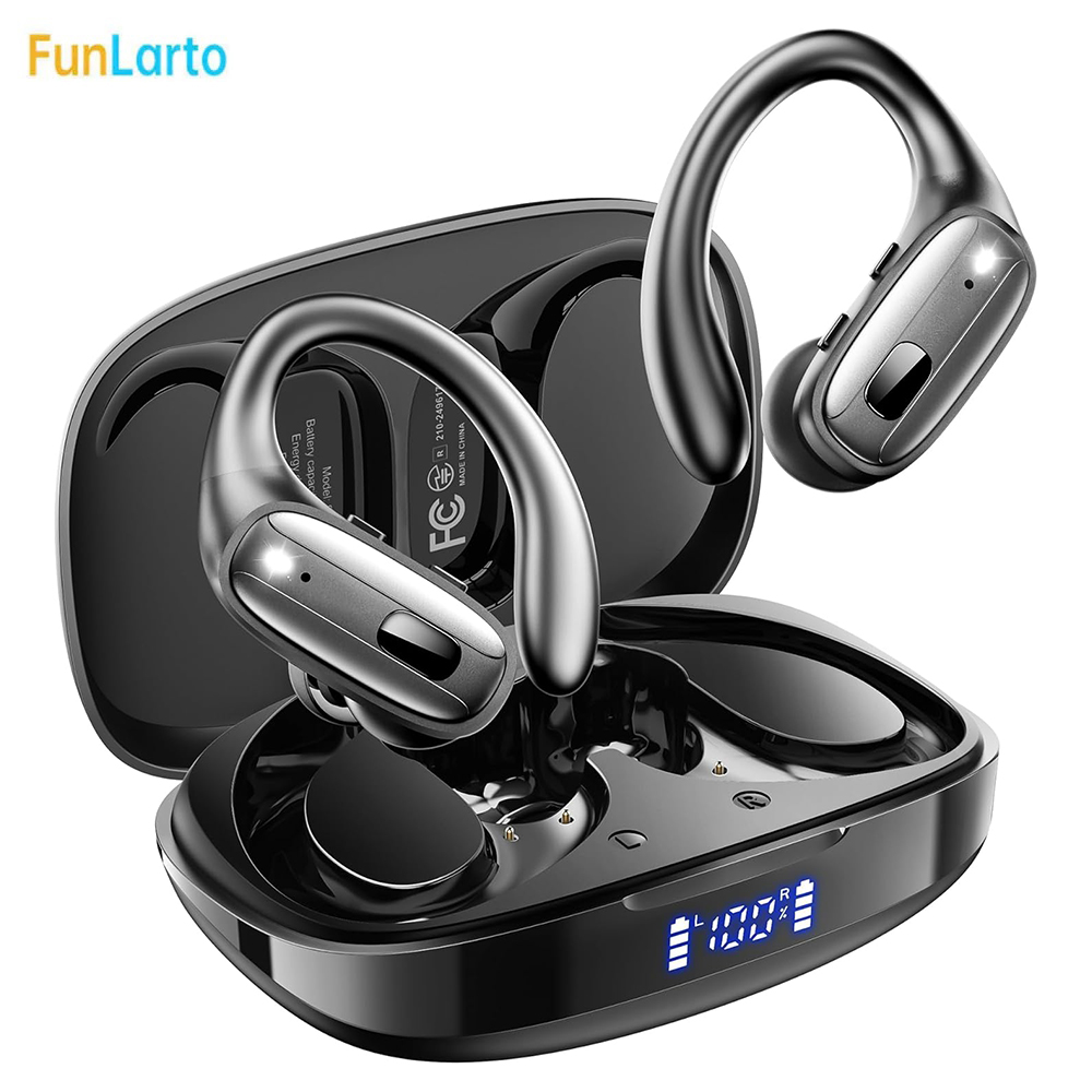 Sports Bluetooth 5.3 Headphone - Type C Wired Earphones With Mic ulasan dan harga